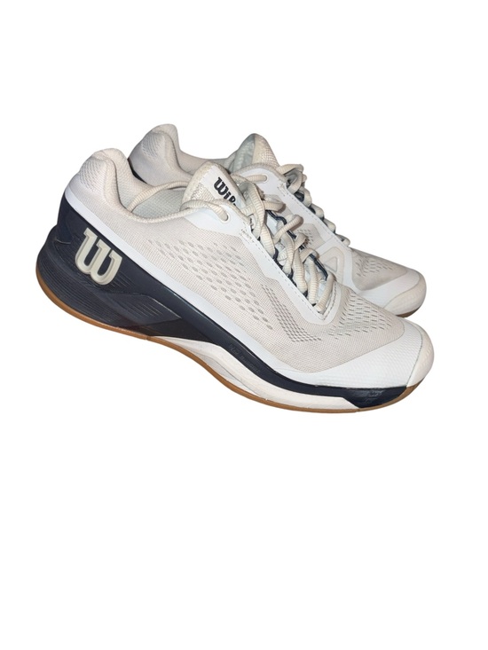 Wilson Shoes - Wilson White and Navy Athletic Tennis Shoes